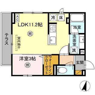 プラデーラ【1階】の間取り