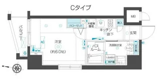 フェニックス椎名町駅前【8階】の間取り