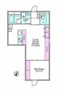 デュオメゾン笹塚ウエスト【4階】の間取り