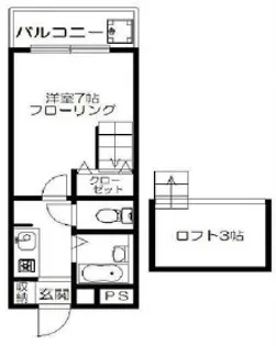プラム常盤平【2階】の間取り