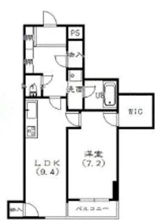 THREE TREES(スリーツリーズ)【4階】の間取り