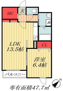 千葉県市川市本行徳【マンション】の間取り
