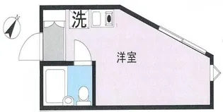 山野ハイツ【1階】の間取り