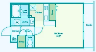 DeLCCS田園調布【2階】の間取り