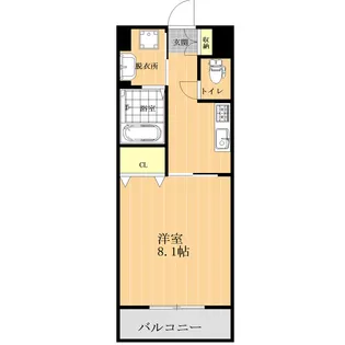 Jeunesse新大江【2階】の間取り