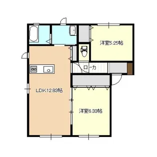 サンベリーナII【1階】の間取り