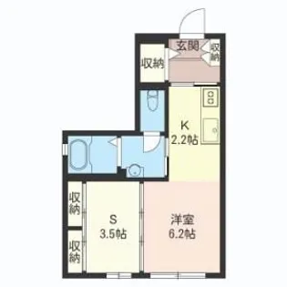 アン・グレーヌ【1階】の間取り