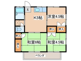 レリガーレハイツ【2階】の間取り