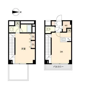 東京都中野区中央1【マンション】の間取り