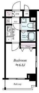 クレイシア戸越公園【3階】の間取り