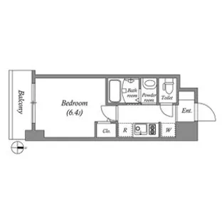 大阪府大阪市福島区海老江1【マンション】の間取り