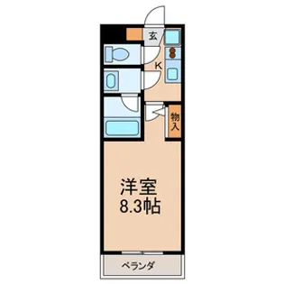 千葉県八千代市大和田【マンション】の間取り