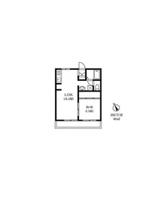 1LDKの間取り画像