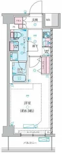 1Kの間取り画像