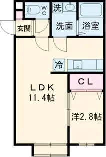 Aubel【1階】の間取り