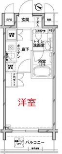 東京都大田区田園調布1【マンション】の間取り