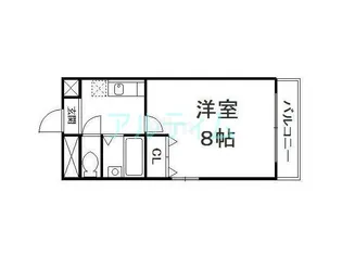 サンヴェール七条【4階】の間取り