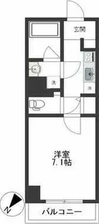 アール・デコ蔵前【7階】の間取り