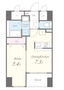 ペイサージュ文京【3階】の間取り