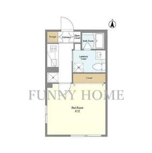 東京都渋谷区恵比寿3【マンション】の間取り