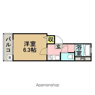 マーベラス博多駅前【3階】の間取り