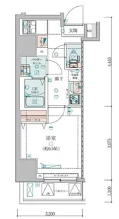 GENOVIA錦糸町Skygarden【4階】の間取り