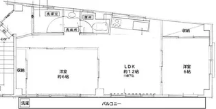 中野マンション【3階】の間取り