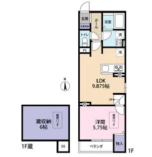 willows神明【1階】の間取り