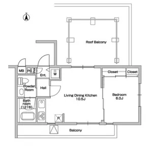 東京都練馬区豊玉北1【マンション】の間取り
