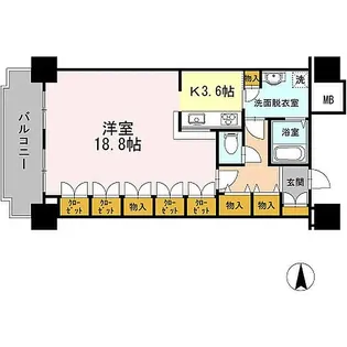 品川シーサイドビュータワー I【25階】の間取り