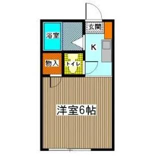 ロックウェル大久保【1階】の間取り