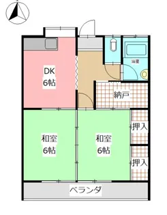永田アパート【2階】の間取り
