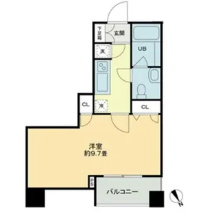 クロスレジデンス蒲田【3階】の間取り