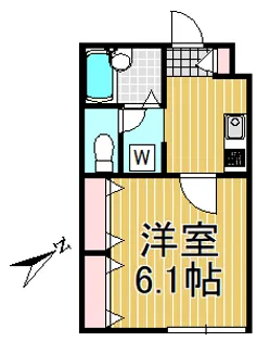 メゾン桐【1階】の間取り