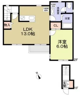 VillaSUBARU【2階】の間取り