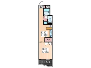 スカイシャト-幟町【4階】の間取り