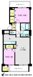 ELL・GRANDE【3階】の間取り