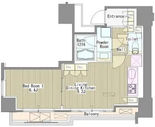 White Tower Hamamatsucho【2階】の間取り