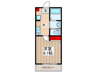 仮)キャメル土呂町【2階】の間取り