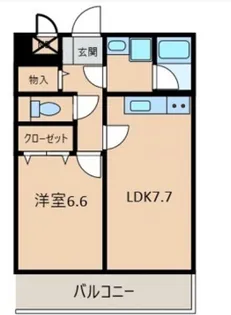 日興ロイヤルパレス白山【4階】の間取り