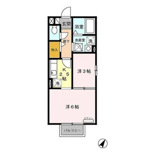 プレアデス【2階】の間取り