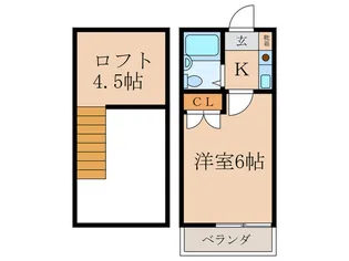 ドミール隆水【1階】の間取り