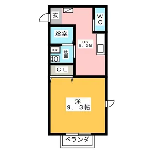 エクセルシオール K-I【1階】の間取り