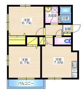 ステラコート【2階】の間取り