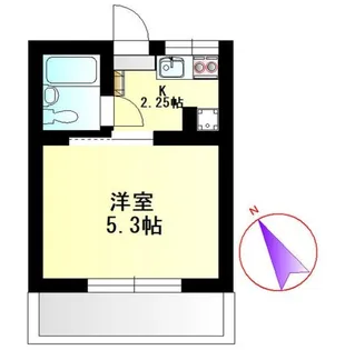 フォレット西生田【2階】の間取り
