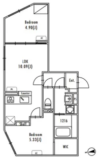 GRAN PASEO大森III【4階】の間取り