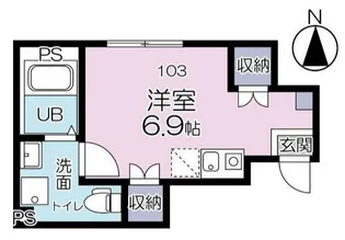 リオグランデ亀戸【1階】の間取り