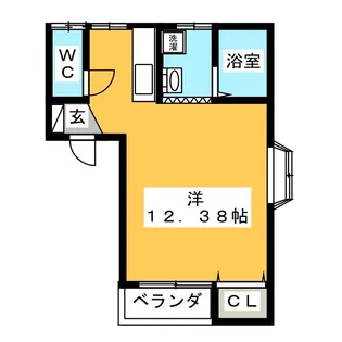 コーポハピネス【1階】の間取り