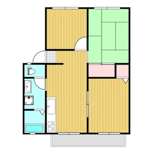 サンガーデン椎木A棟【2階】の間取り