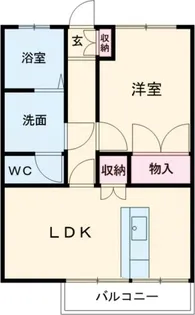 ポートタウン大津 B【2階】の間取り